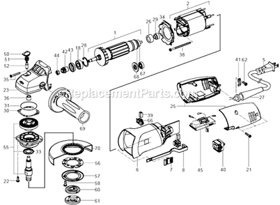 Part Location Diagram of 301779 Flex Armature 120V