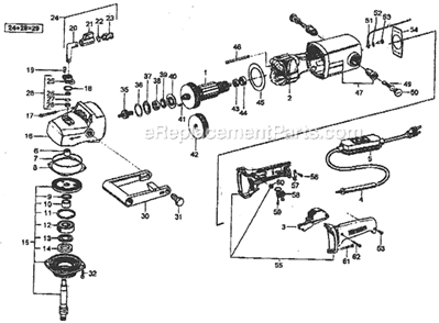 Page A Diagram and Parts List for LW1202S  Flex Sander Grinder