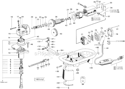 Page A Diagram and Parts List for LWW2106VR  Flex Mill