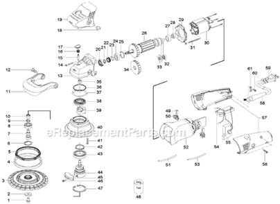 Page A Diagram and Parts List for XC3401VRG  Flex Sander Polisher