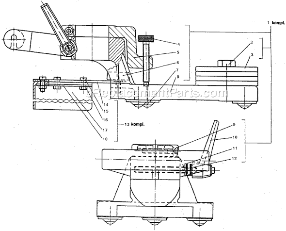 Page A Diagram and Parts List for LWW1506  Flex Mill