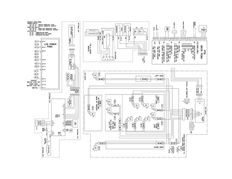 Wiring Diagram Diagram and Parts List for EW23BC85KS6  Electrolux Refrigerator