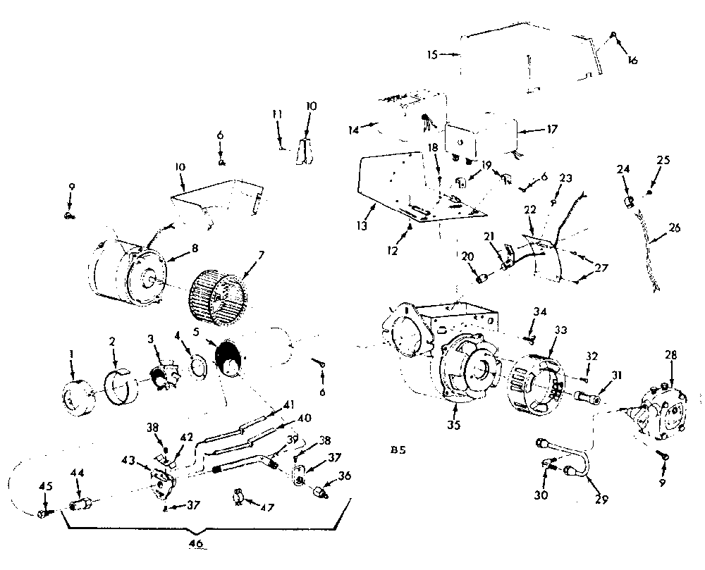 Functional replacement parts Diagram and Parts List for 867713131  Frigidaire Heater