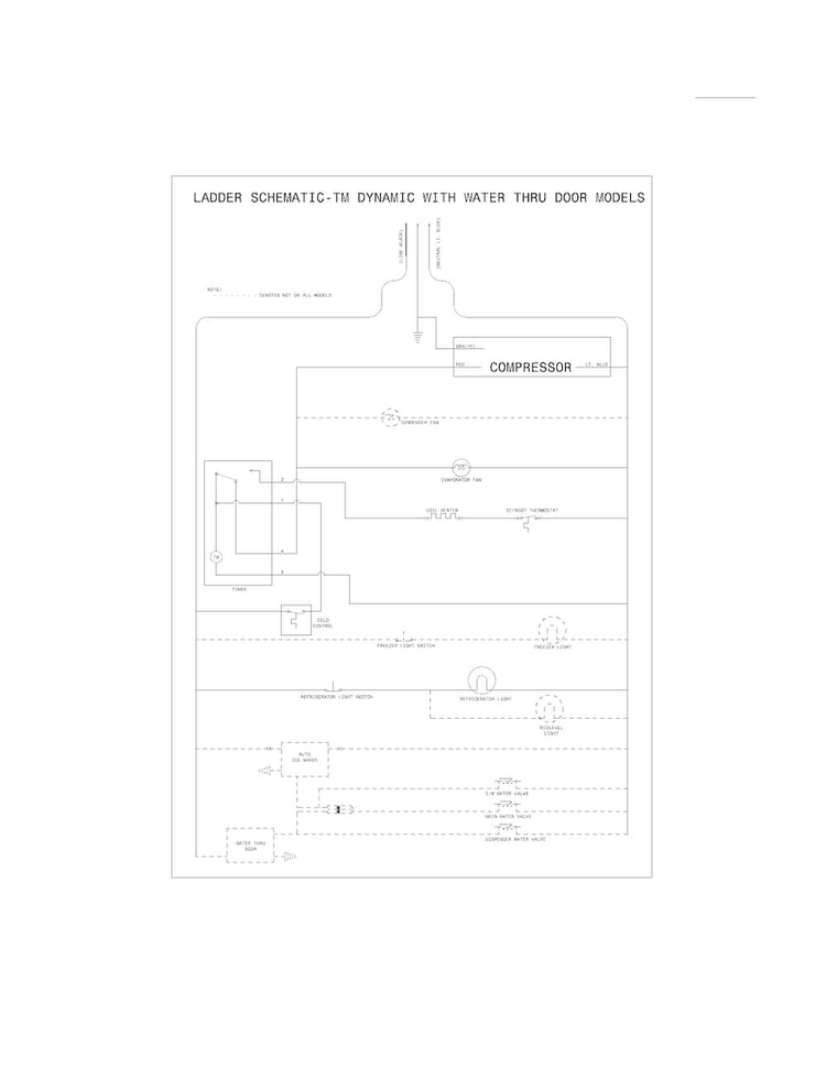 Wiring Schematic Diagram and Parts List for FGHT1844KR7  Frigidaire Refrigerator