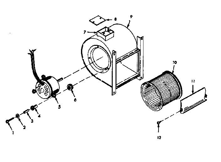 Plenum assembly Diagram and Parts List for 867749121  Frigidaire Air Conditioner