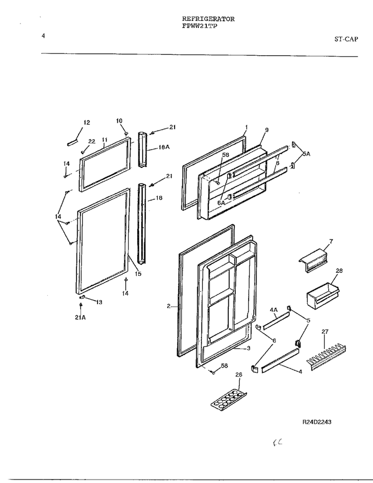 Ice Maker Parts & Installation Parts Page 3 Diagram and Parts List for FPWW21TP  Frigidaire Refrigerator