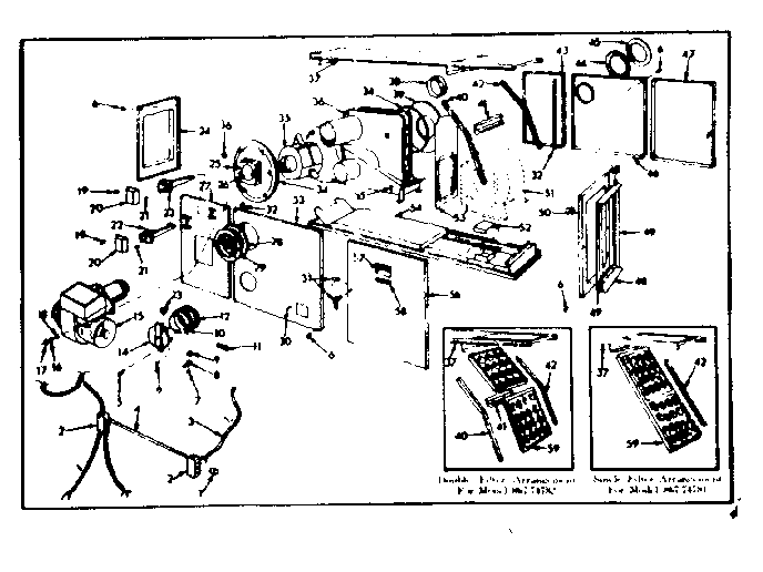 Furnace assemblies Diagram and Parts List for 86774781  Frigidaire Heater