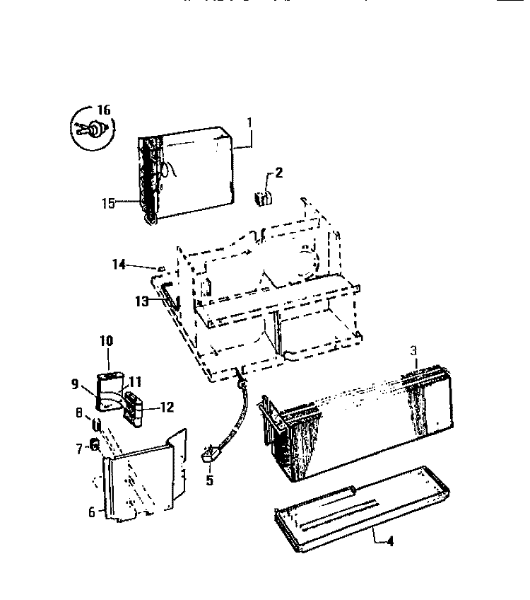 CONTROLS Diagram and Parts List for AL183J2A1  Frigidaire Air Conditioner