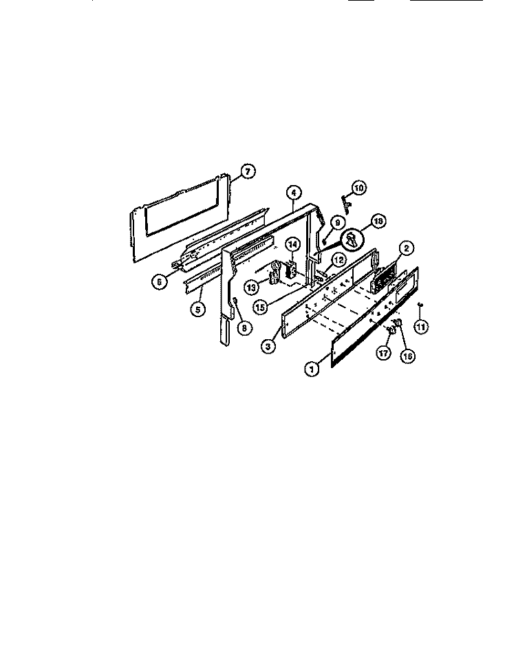 BACKGUARD Diagram and Parts List for CGC355DXC  Gibson Range