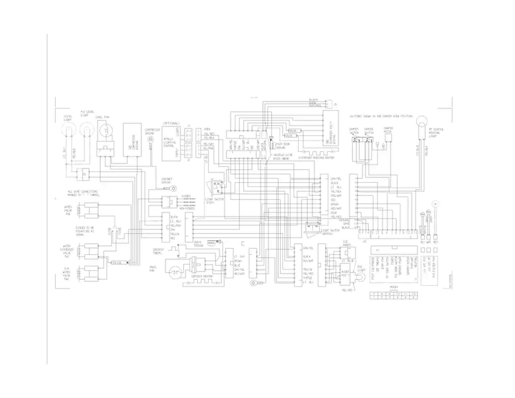 Wiring Diagram Diagram and Parts List for FRS6HR45KS6  Frigidaire Refrigerator