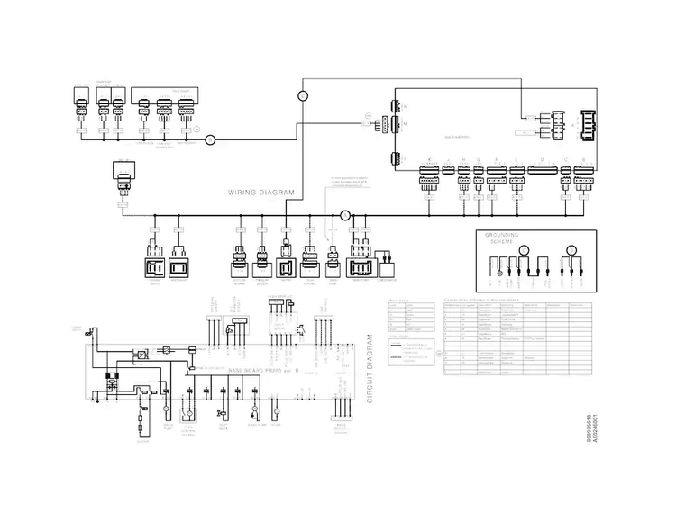 Wiring Diagram Diagram and Parts List for FGID2474QF4B  Frigidaire Dishwasher