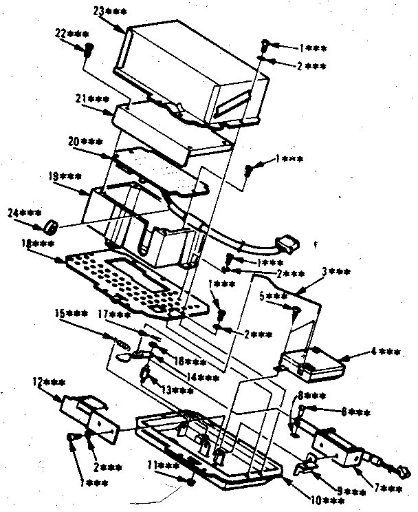 Infrared Sensor Diagram and Parts List for 5648998600  Kenmore Microwave