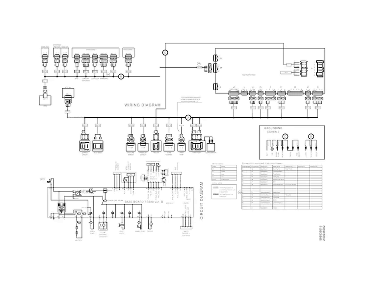 Wiring Diagram Diagram and Parts List for EI24ID30QW0A  Electrolux Dishwasher
