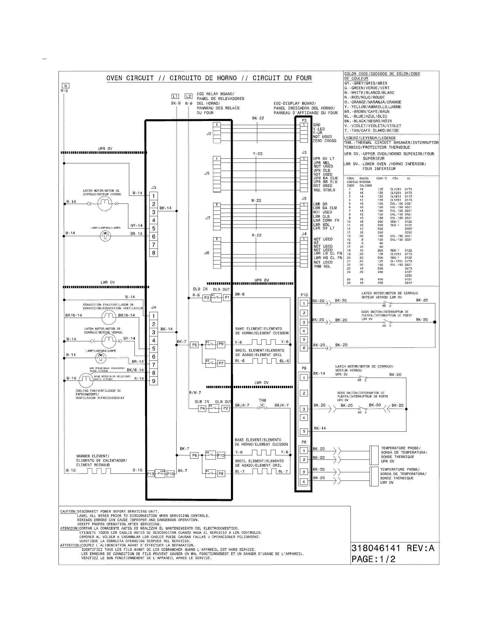 Wiring Diagram Diagram and Parts List for 79098059001  Kenmore Range