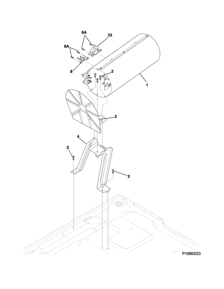 Burner Diagram and Parts List for CARE4044MW1  Frigidaire Dryer