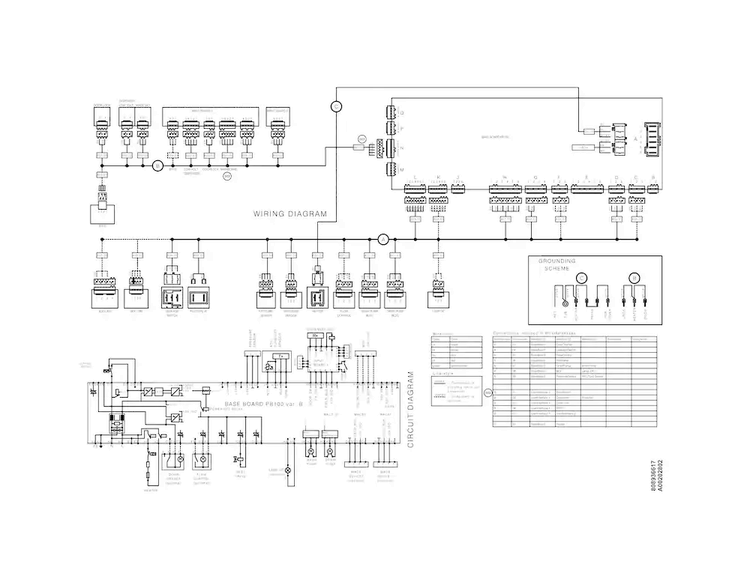 Wiring Diagram Diagram and Parts List for EI24ID50QS4B  Electrolux Dishwasher