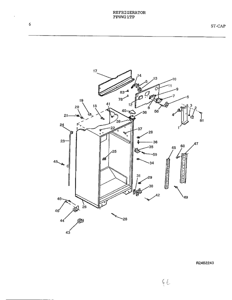 Ice Maker Parts & Installation Parts Page 5 Diagram and Parts List for FPWW21TP  Frigidaire Refrigerator
