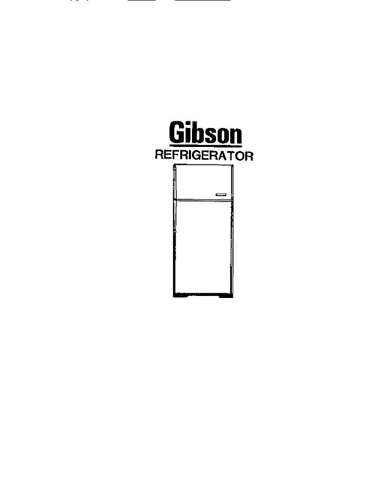 COVER Diagram and Parts List for RD19F6WT3A  Gibson Refrigerator