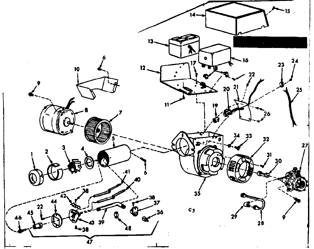Oil burner assembly Diagram and Parts List for 86774774  Frigidaire Heater