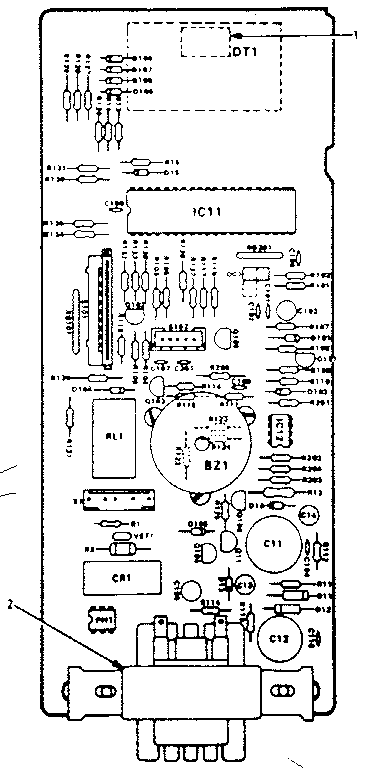 Power And Control Circuit Board 12963 Diagram and Parts List for 5648788691  Kenmore Microwave