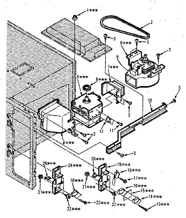 Switches And Microwave Parts Diagram and Parts List for 5648698510  Kenmore Microwave