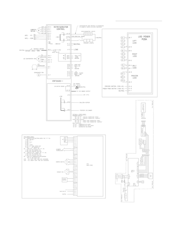 Wiring Diagram Diagram and Parts List for EI23BC36IB6  Electrolux Refrigerator