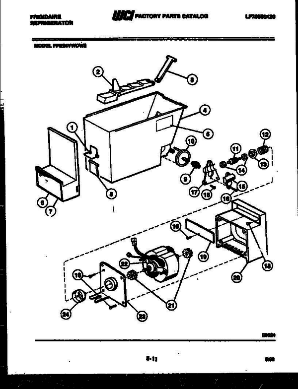 Frigidaire Wdh2 3 Diagram and Parts List for WDH2 V3 Frigidaire Washer