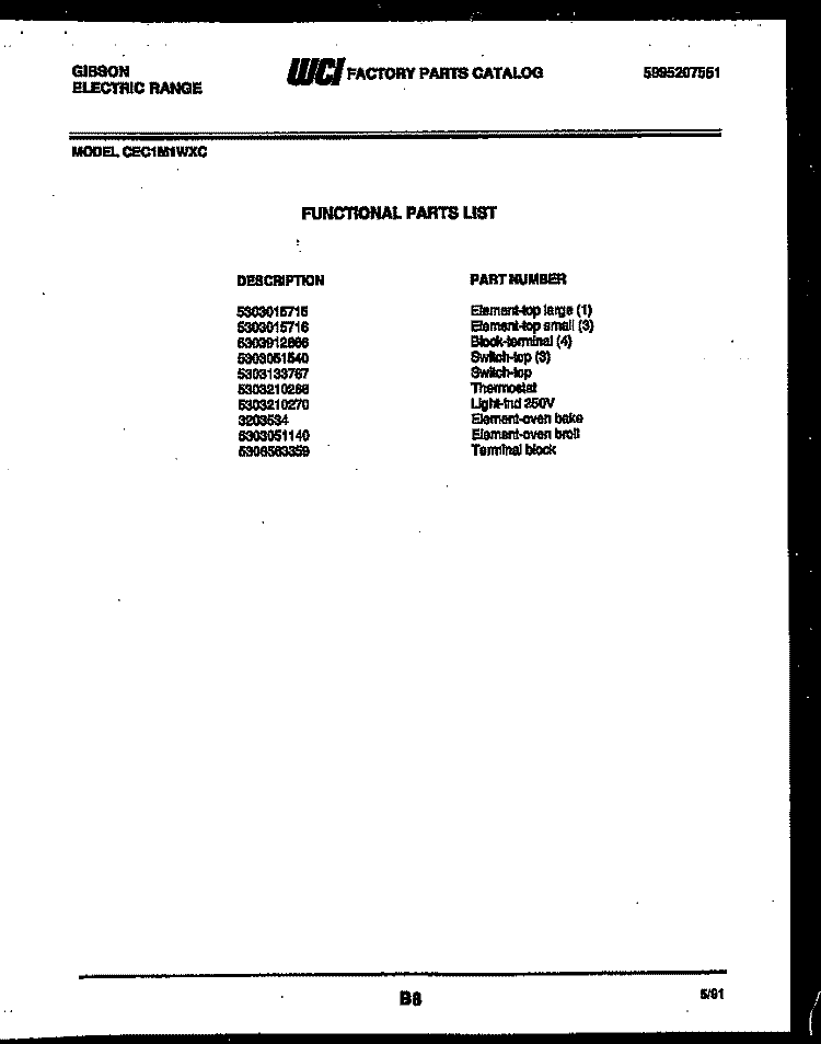 DOOR PARTS Diagram and Parts List for DG27S6WVFC  Gibson Dryer