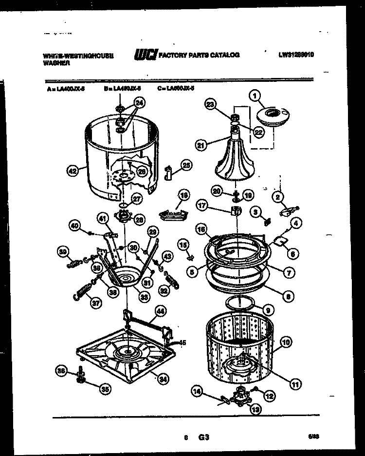 SYSTEM AND AUTOMATIC DEFROST PARTS Diagram and Parts List for RT156HCH3  Frigidaire Refrigerator