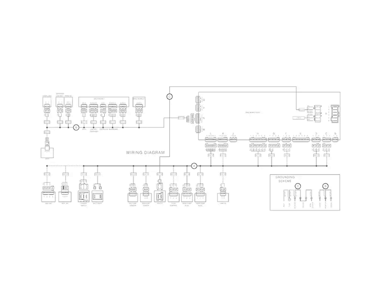 Wiring Diagram Diagram and Parts List for EW24ID80QS1A  Electrolux Dishwasher