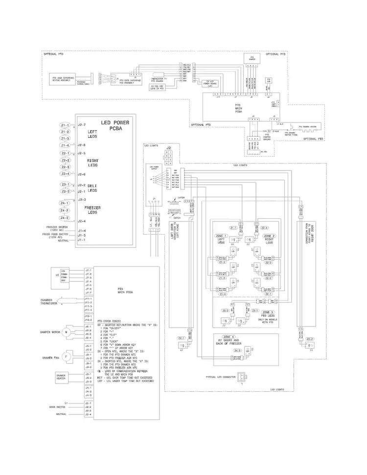 Wiring Diagram Diagram and Parts List for EI23BC80KS3  Electrolux Refrigerator