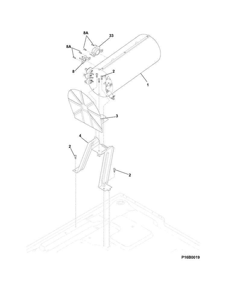 Burner Diagram and Parts List for EIED50LIW1  Electrolux Dryer