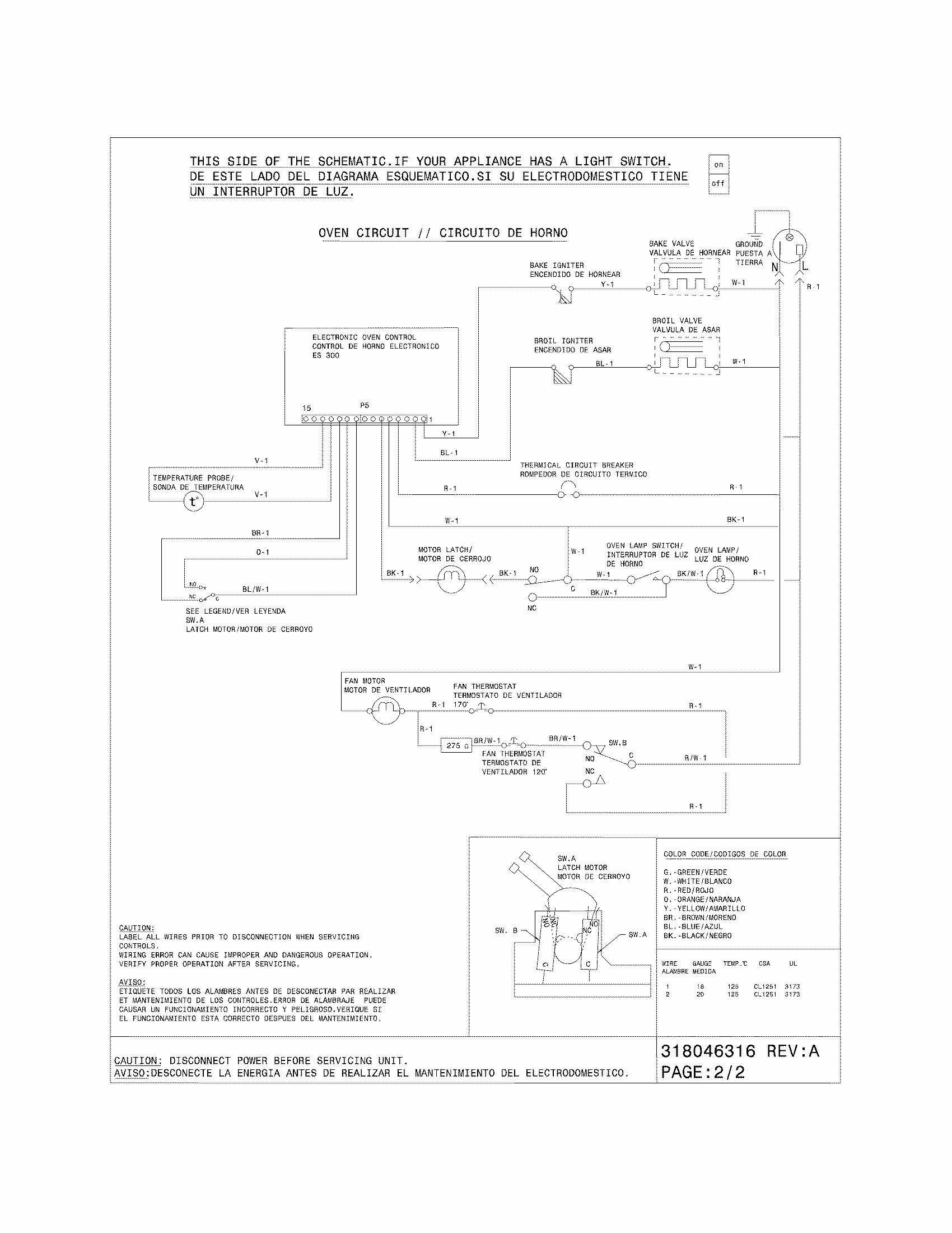 Wiring Diagram Diagram and Parts List for 79030554802  Kenmore Wall Oven