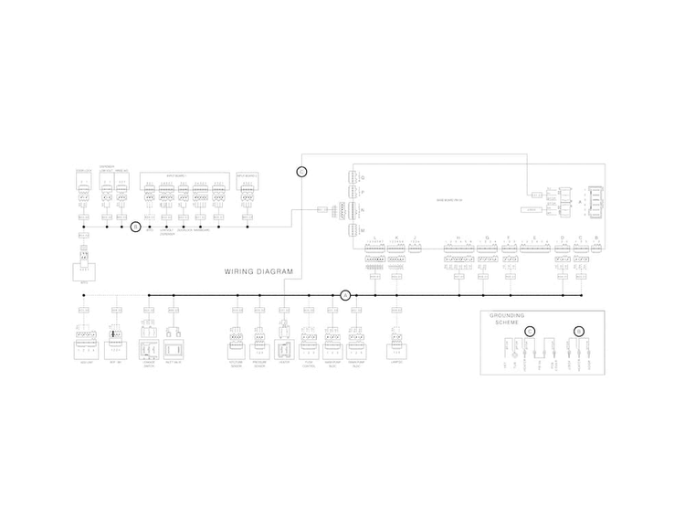 Wiring Diagram Diagram and Parts List for EW24ID70QT4A  Electrolux Dishwasher