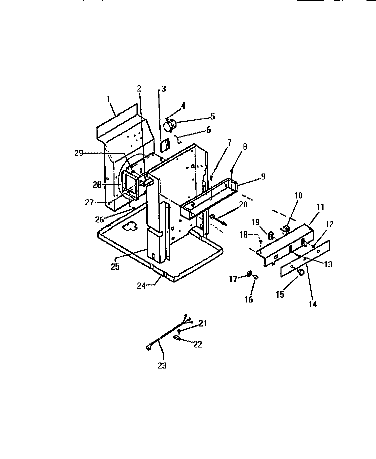 CONTROLS Diagram and Parts List for MH110B1UA  Kelvinator Air Conditioner