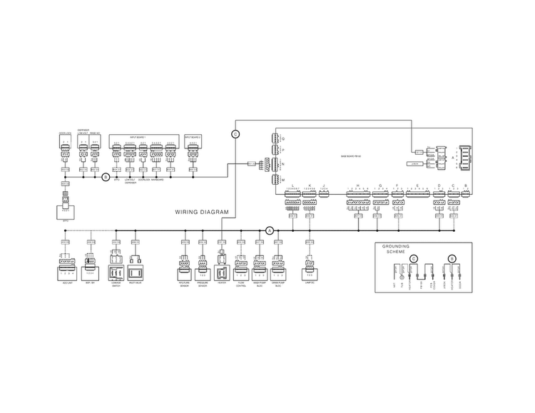 Wiring Diagram Diagram and Parts List for EW24ID70QT3A  Electrolux Dishwasher