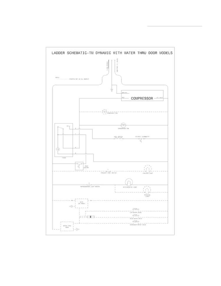 Wiring Schematic Diagram and Parts List for FFTR1814LB9  Frigidaire Refrigerator