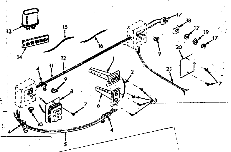 Control box Diagram and Parts List for 8676607  Frigidaire Furnace