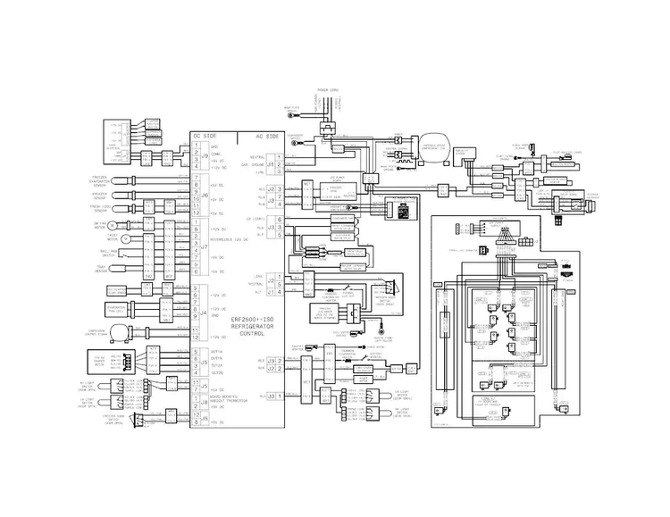 Wiring Schematic Diagram and Parts List for EI28BS65KSBA  Electrolux Refrigerator