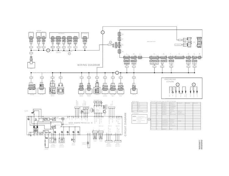 Wiring Diagram Diagram and Parts List for EI24ID50QS0B  Electrolux Dishwasher
