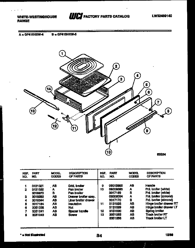 COOKTOP PARTS AND BACKGUARD Diagram and Parts List for GF620HXD3  Frigidaire Range