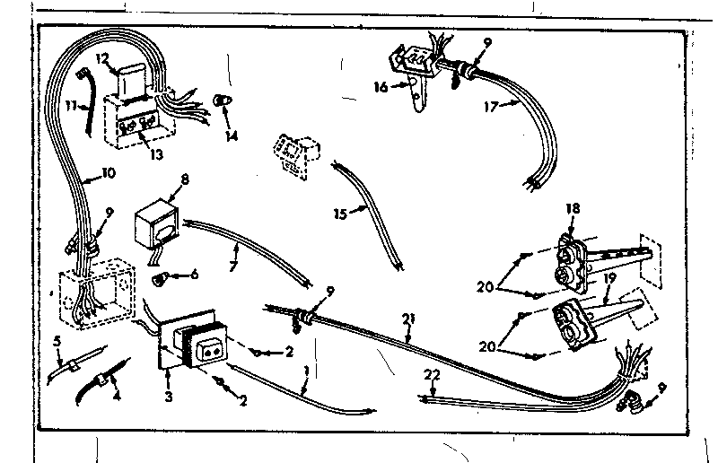 Electrical Diagram and Parts List for 86776915  Frigidaire Furnace