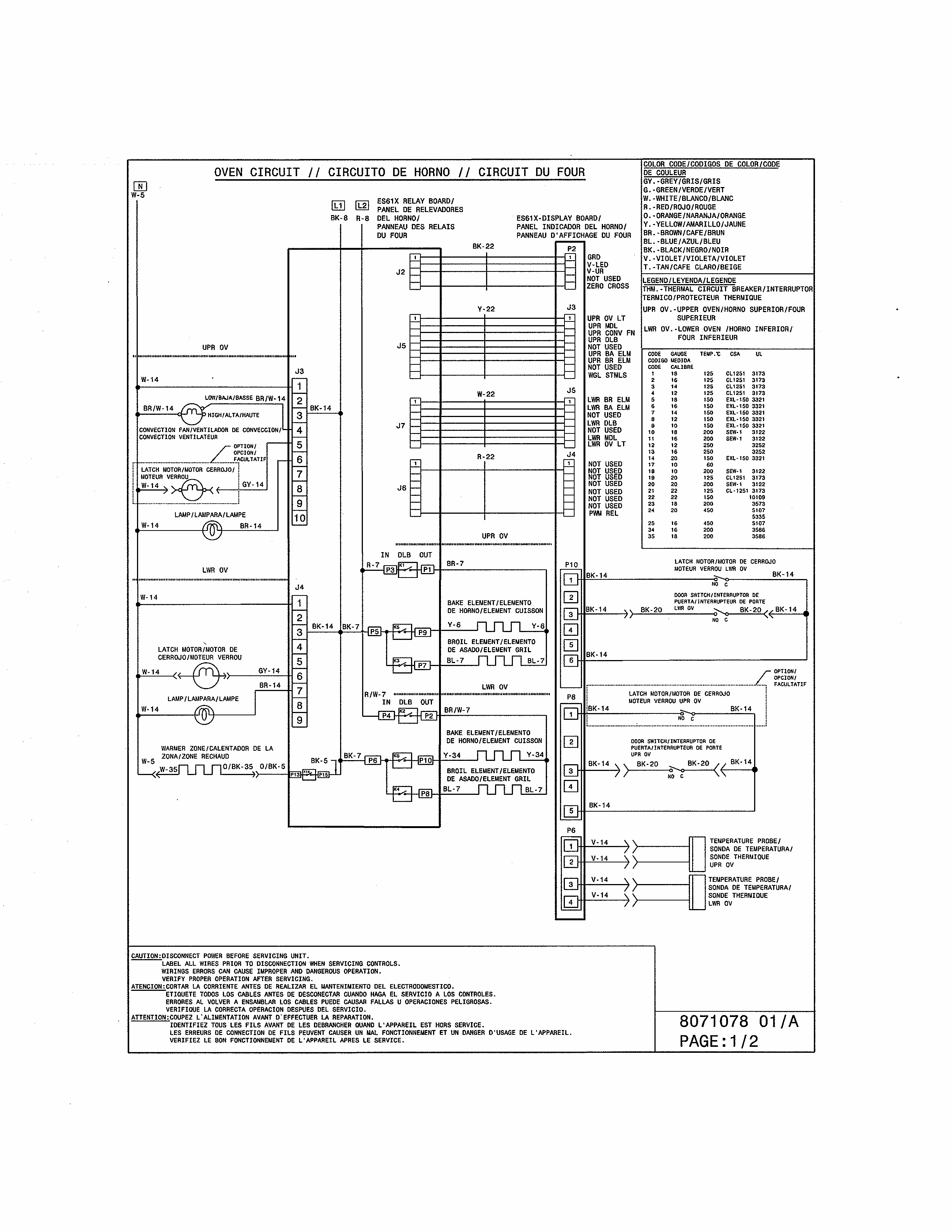 Wiring Diagram Diagram and Parts List for 79097633300  Kenmore Range
