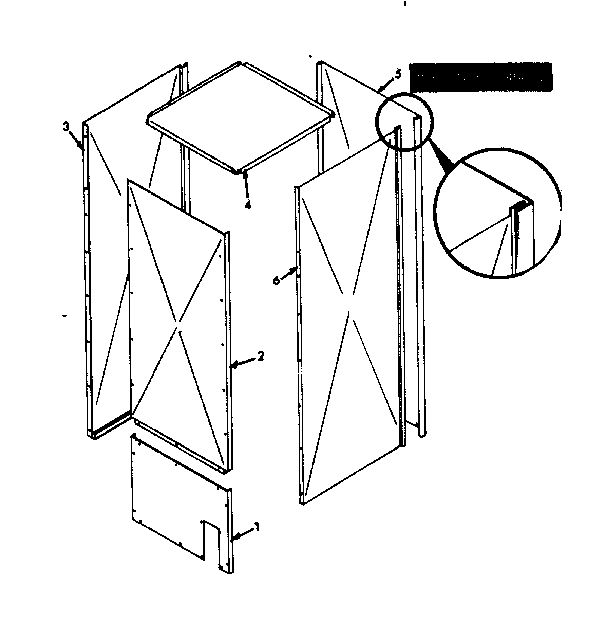 Plenum assembly Diagram and Parts List for 867749111  Frigidaire Air Conditioner