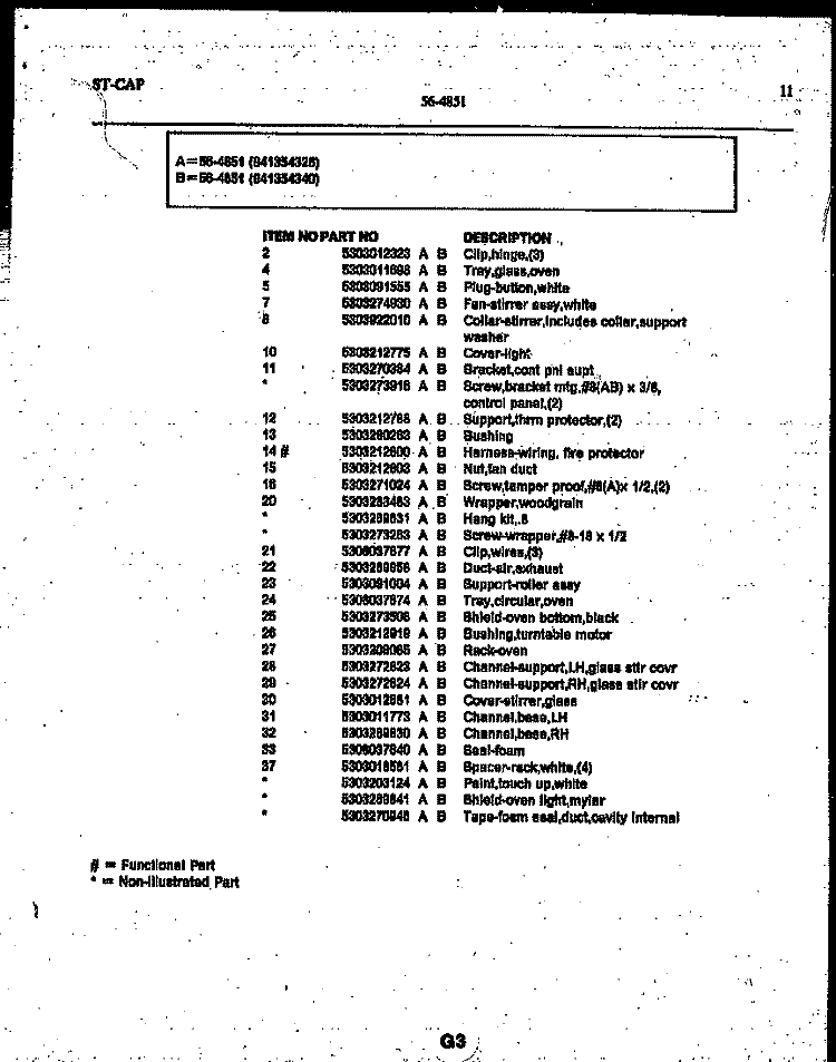 BACKGUARD Diagram and Parts List for 30-1149-23-08  Tappan Range