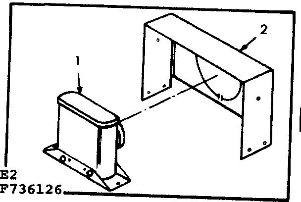 Horizontal vent kit Diagram and Parts List for 867736166  Frigidaire Furnace