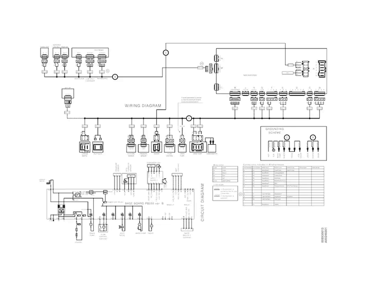 Wiring Diagram Diagram and Parts List for FGCD2456QW0A  Frigidaire Dishwasher