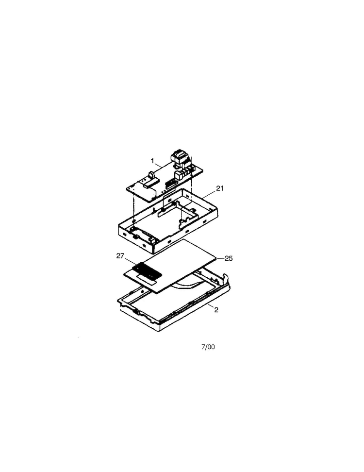 Control Panel Diagram and Parts List for CFMT144G1W1  Frigidaire Microwave