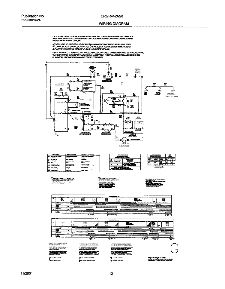 131826300 WIRING DIAGRAM Diagram and Parts List for CRGR442AS0  Frigidaire Dryer