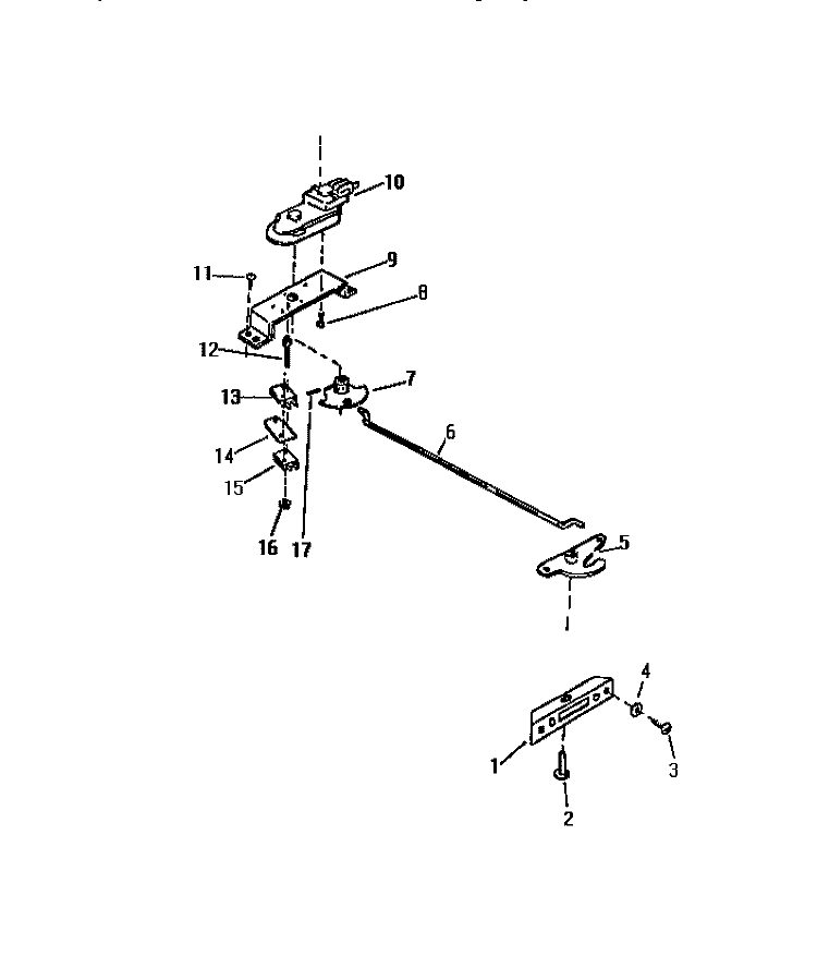 DOOR LATCH ASSEMBLY Diagram and Parts List for KF560GDV3  Frigidaire Range
